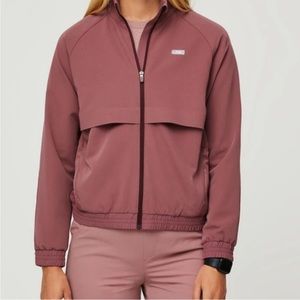 FIGS Sydney performance scrub jacket - mineral mauve XS